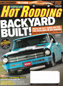 POPULAR HOT RODDING 2007 SEPT - TRACO, CUSTOM '57 PLUS '59 CHEVY, '75 BARRACUDA*